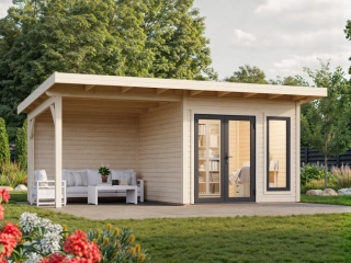 Zahradní domek Palmako AURELIA 8,4+7,9 m2 (hliníková okna a dveře)
